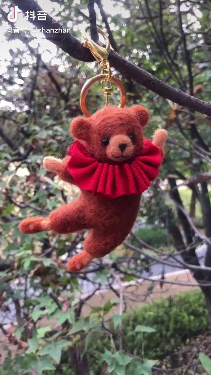 喜沾沾羊毛毡芭蕾舞熊 波士顿芭蕾舞熊 羊毛毡