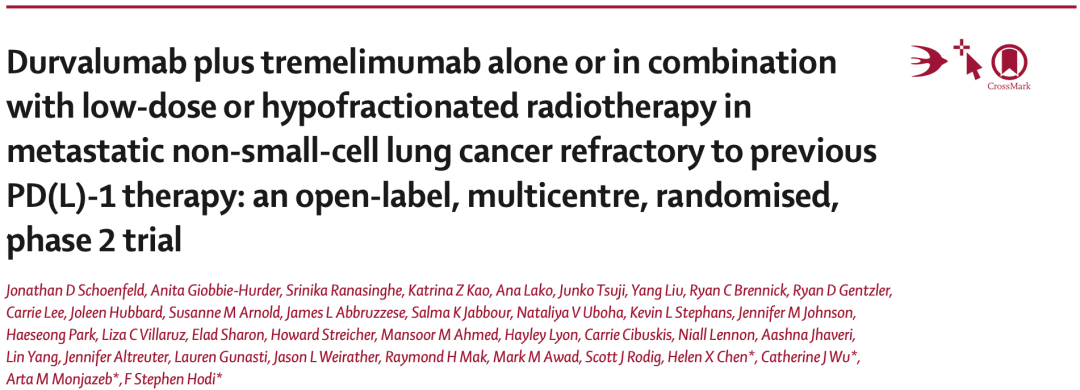 放疗|《柳叶刀·肿瘤学》：对PD-1/PD-L1抑制剂耐药的非小细胞肺癌患者或需另谋出路
