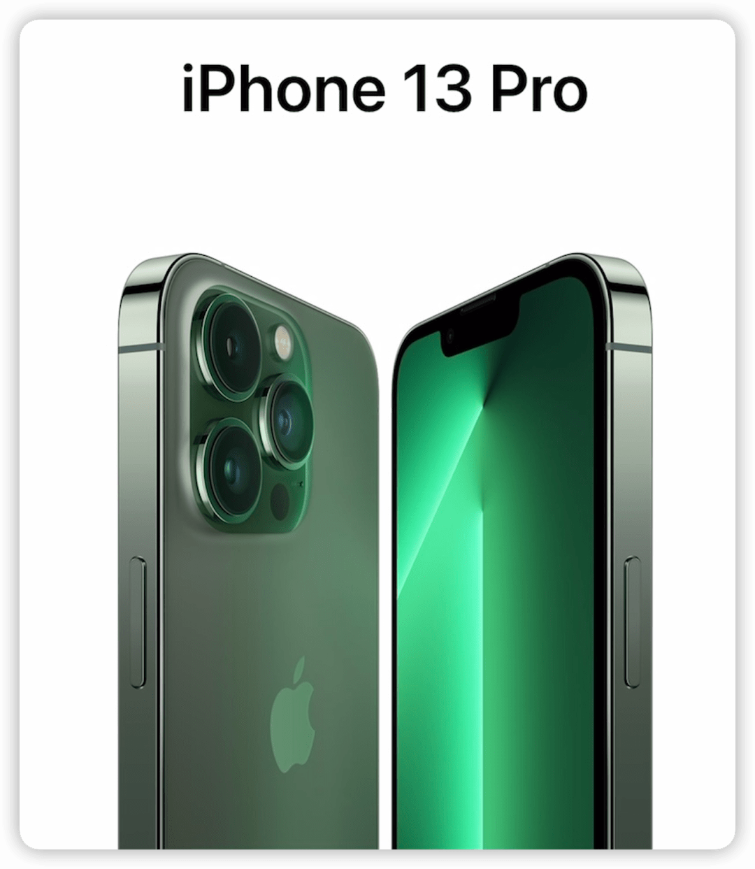 iphone 13新配色发布:果然够绿_苹果或推出墨绿色iphone13_系列_green