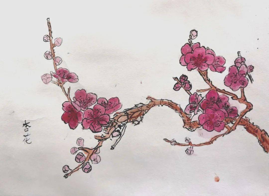 一角》(右)丁妍熙 9岁《双鱼》(左)胡雨彤 9岁《绣球花》(右)李宛鑫 7