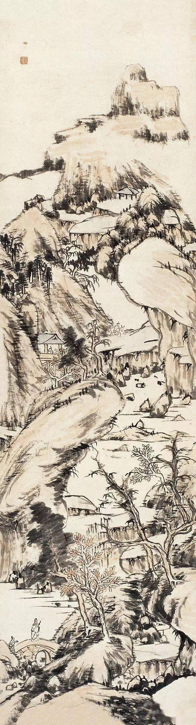 八大山人的山水画