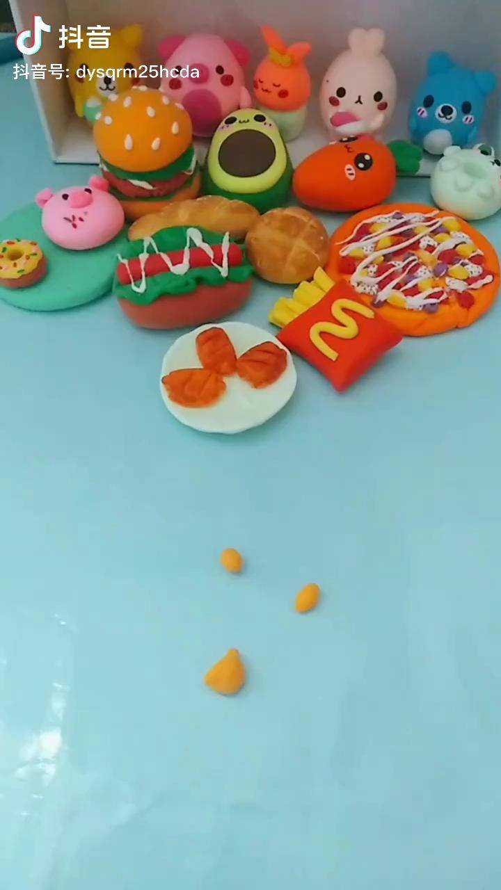 黏土作品教程鸡翅