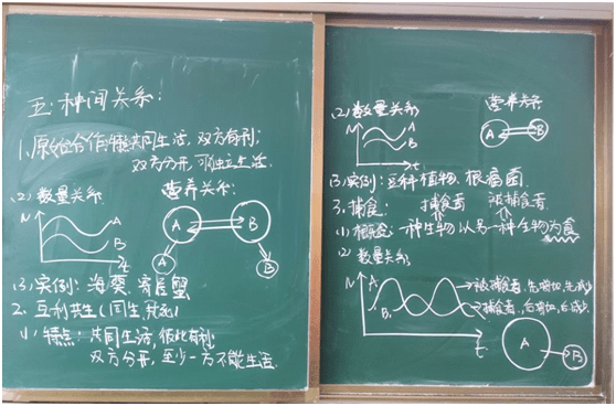 高中生物板书高一图片