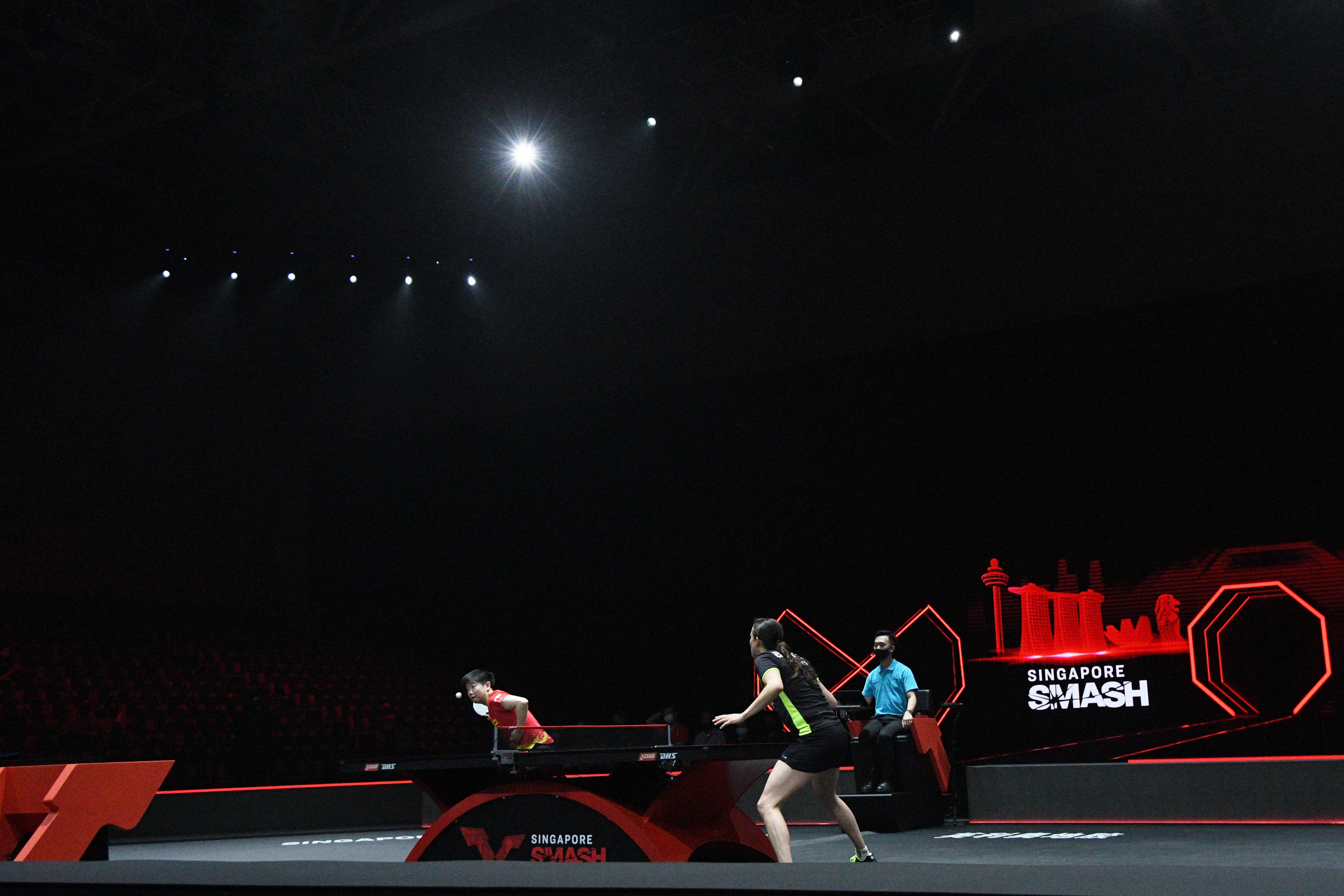 新华社|乒乓球——WTT新加坡大满贯女单赛况
