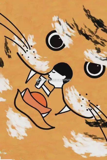 喜茶logo全身插画图网友个个都是灵魂画手