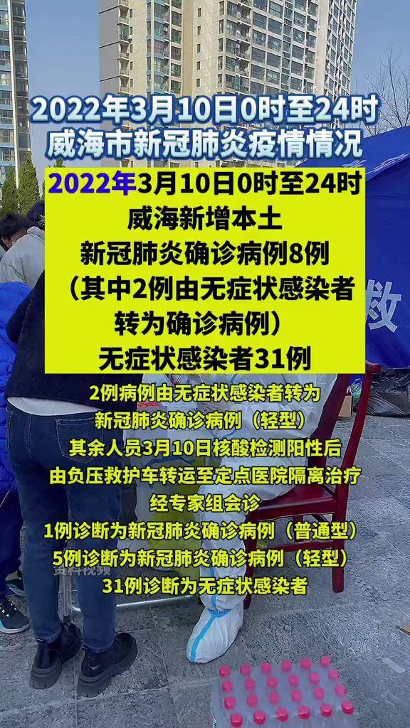 2022年3月10日0时至24时威海市新冠肺炎疫情情况