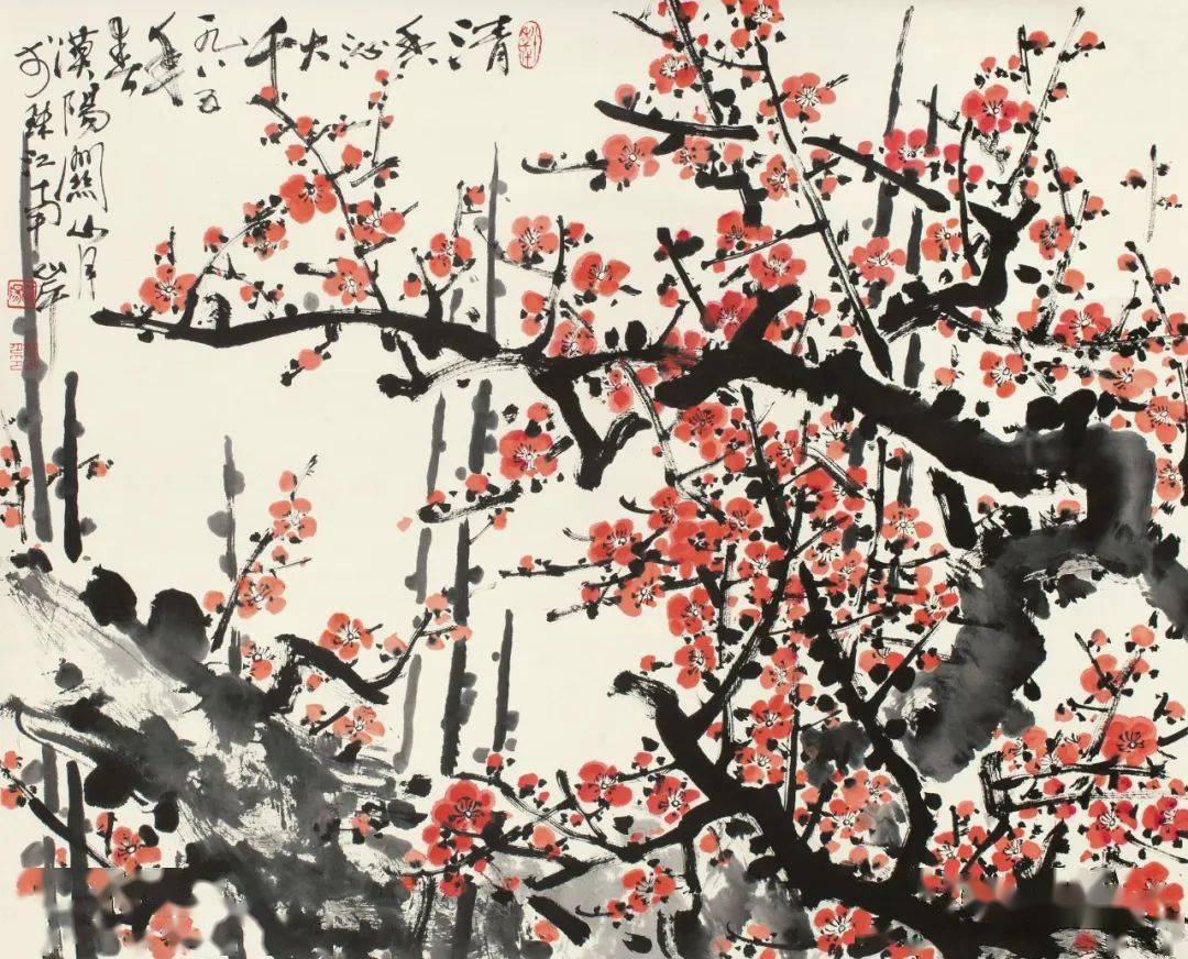 关山月没有风格就是我的风格高清梅花60幅