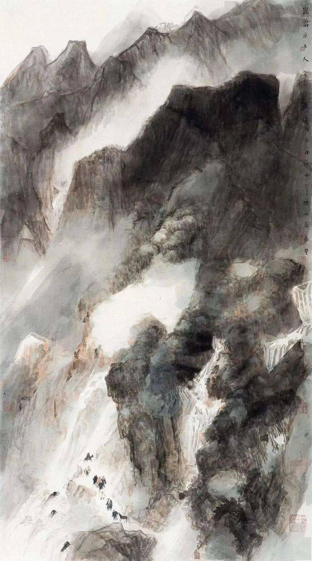 艺术世界李劲堃画画之前应该有如临大敌的压迫感