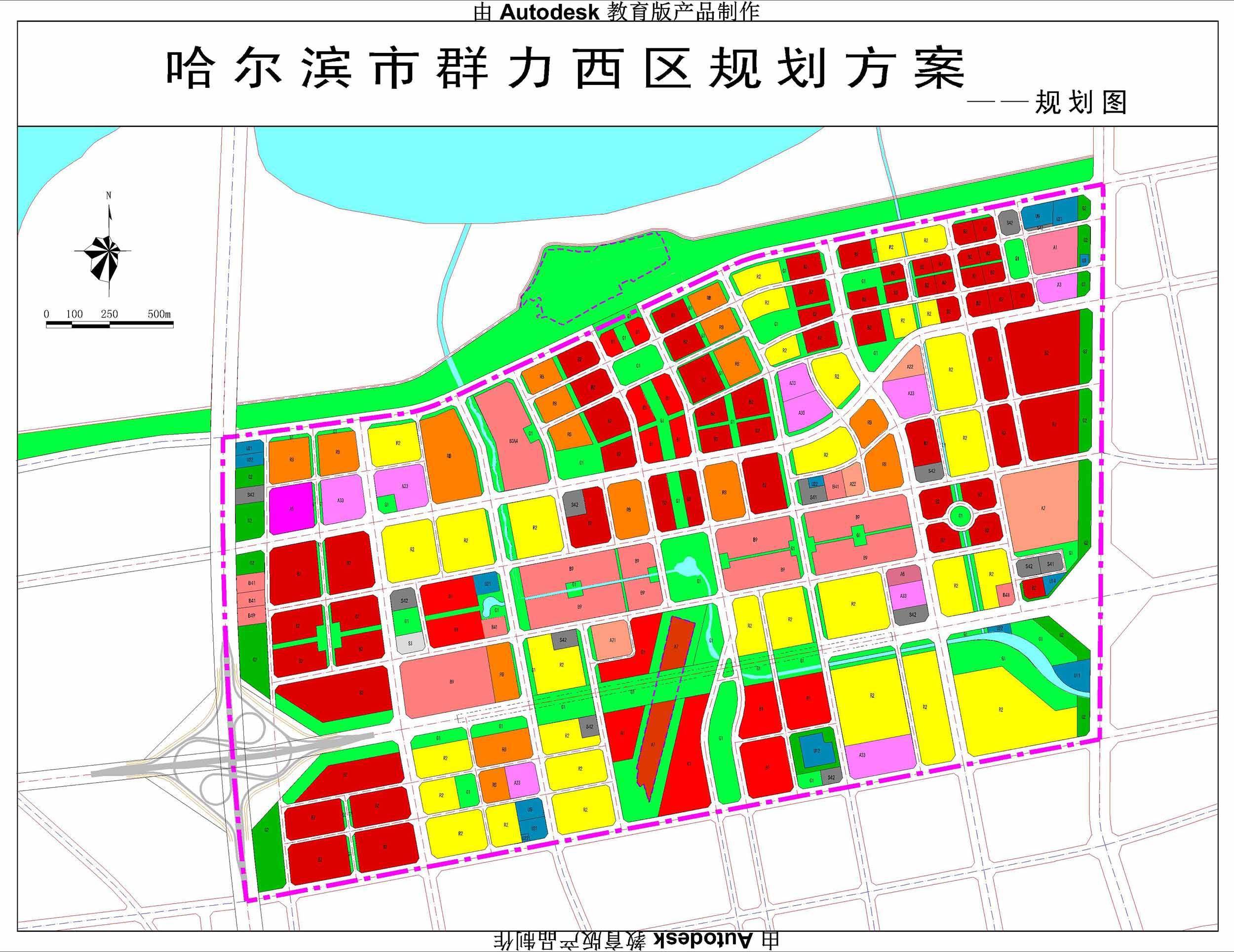哈尔滨市规划局控规图图片