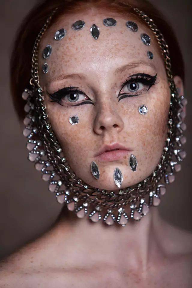 重口慎入超美重金属质感创意人像摄影