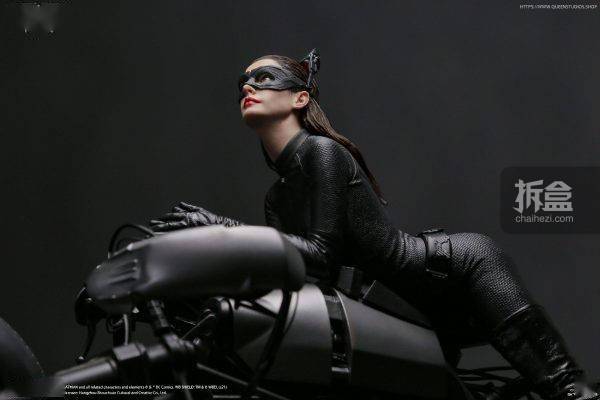 蝙蝠侠QUEEN STUDIOS 黑暗骑士崛起 猫女 安妮海瑟薇 1/6雕像
