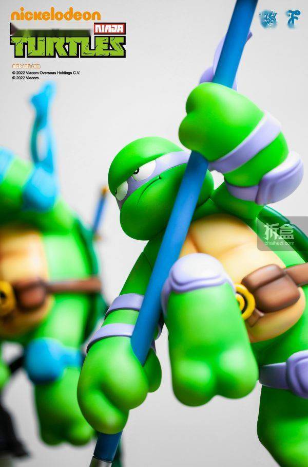 拉斐尔愚者乐园 TMNT 忍者神龟 李奥纳多 米开朗基罗 潮玩摆件