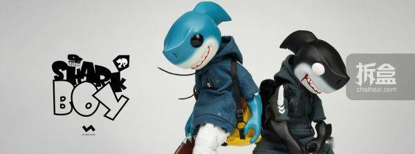 系列|J.T STUDIO 8”2GO 系列 小屁鯊 狂暴黑鯊 聯名可動人偶