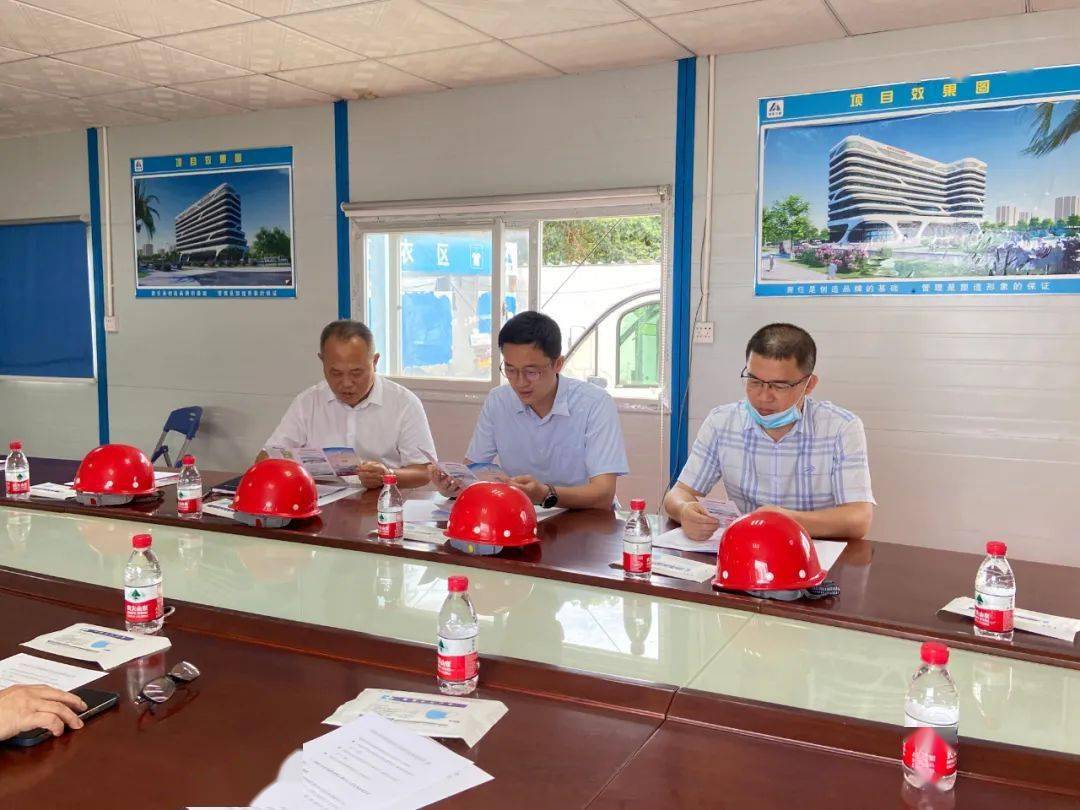 琼海市副市长李熙莅临我院新院区调研项目建设工作