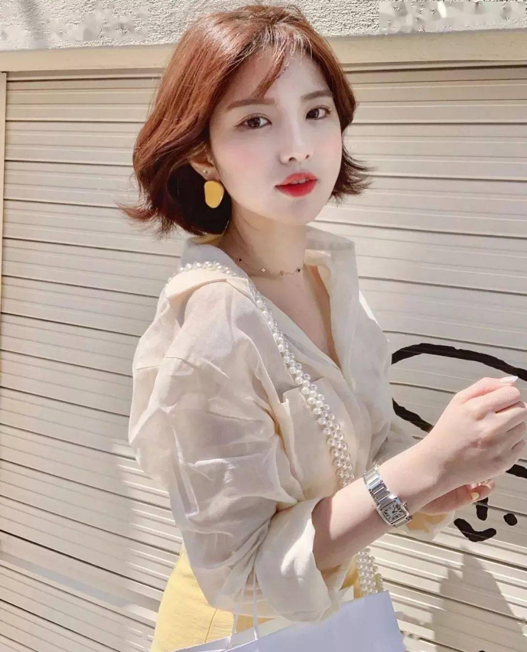 适合微胖女孩的短发