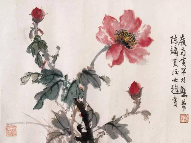 中国古美術　大清雍正　花鳥画　花入 古董中国粉彩绿盘，饰有花鸟// 雍正- 18 世纪– Diddenantiques