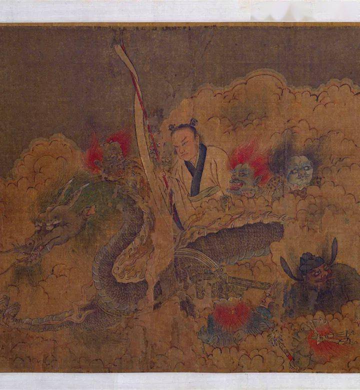 元代张渥题宋代张敦礼九歌图