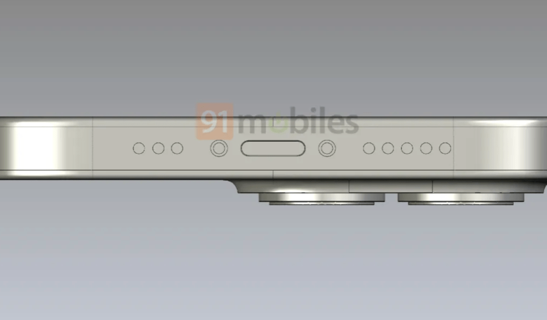 外观无悬念iphone14procad渲染图曝光