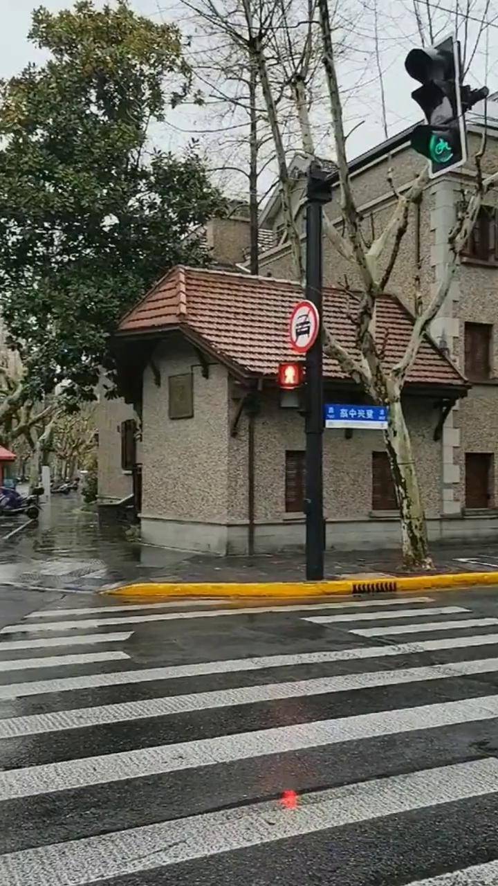 在旧与新的岁月里静雨朦胧的上海古色古香的新华路下次我再来寻你吧