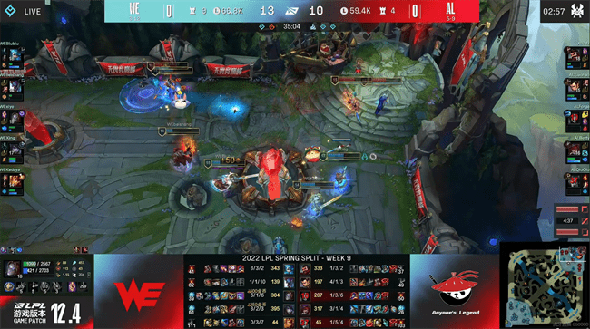 发条|LOL-LPL：Biubiu纳尔无情巨兽10杀超神，WE团战无双2-0横扫AL