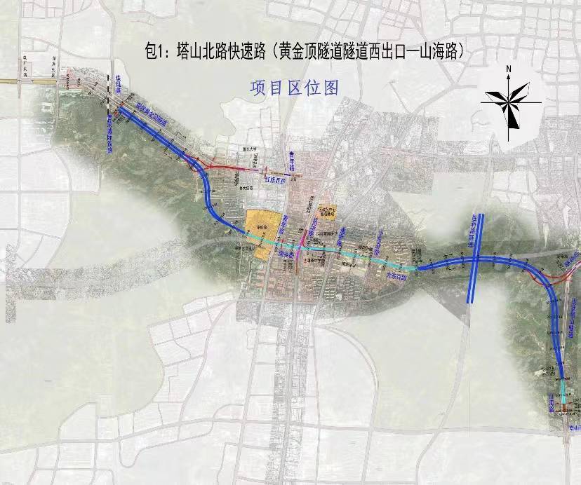 进展神速首梁浇筑完成年内完工烟台快速路进展大起底