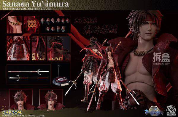 尺寸|ROCKET TOYS 战国BASARA 真田幸村 伊达政宗 1/6可动人偶