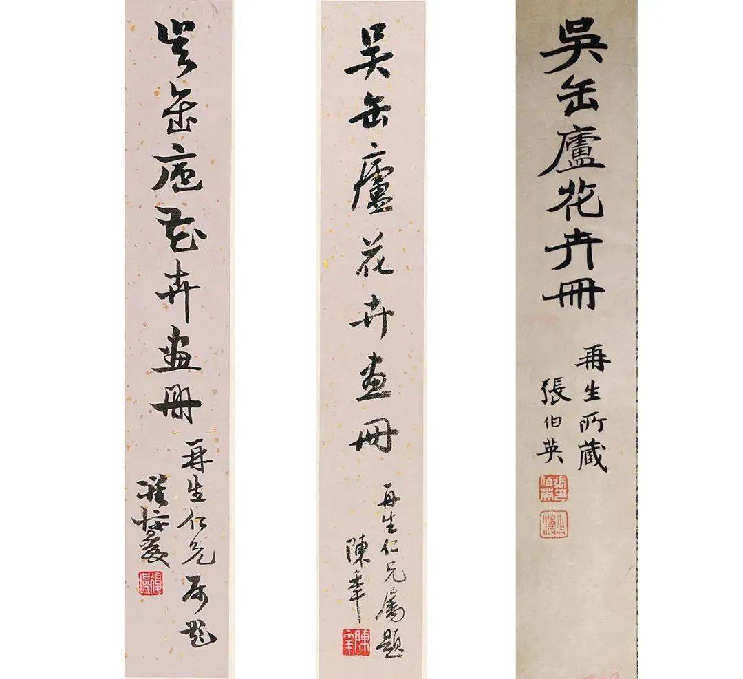 吴昌硕《致三多花卉册》,5000万成交,真是精品_题跋_内容_张伯英