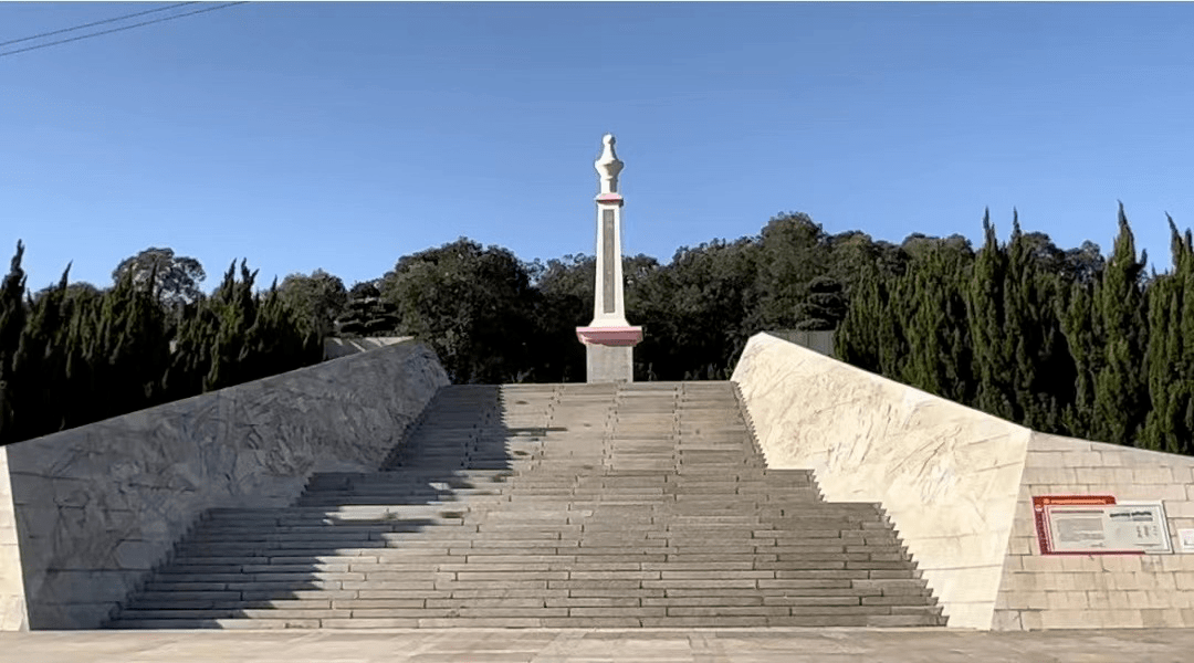美丽乡村行"演出活动走进里仁洞村_植地庄_烈士纪念碑_抗日战争