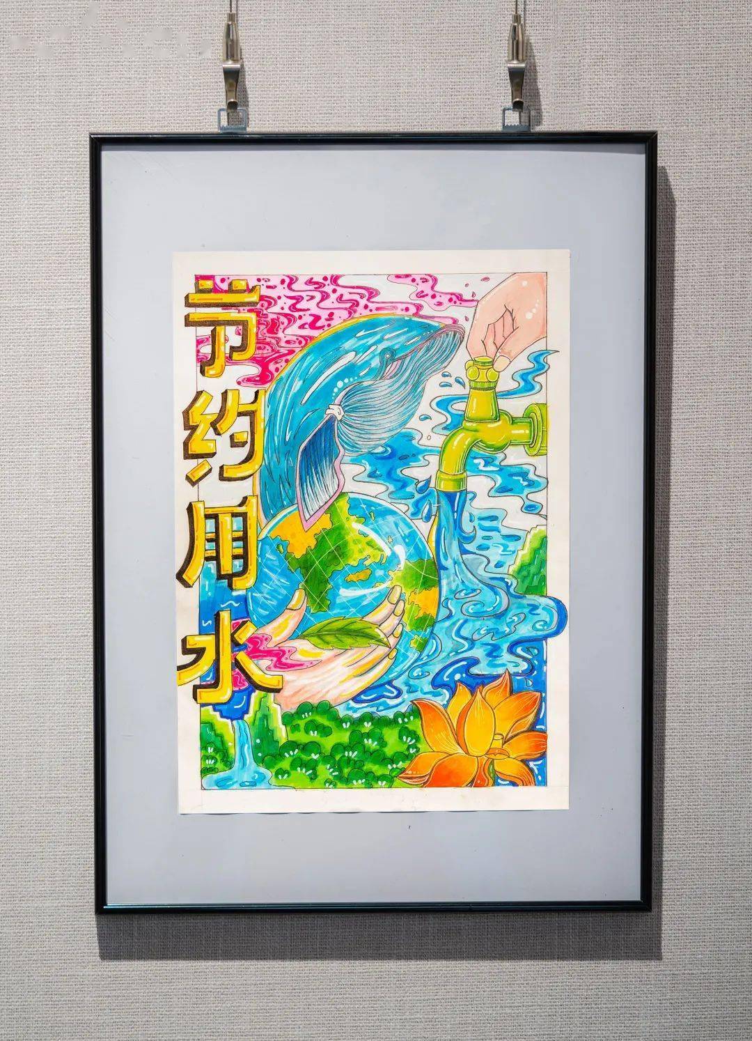 中国水周绘画手绘图片