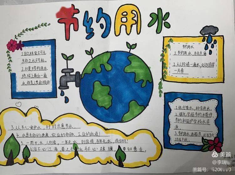 红旗小学惜水爱水节水从我做起