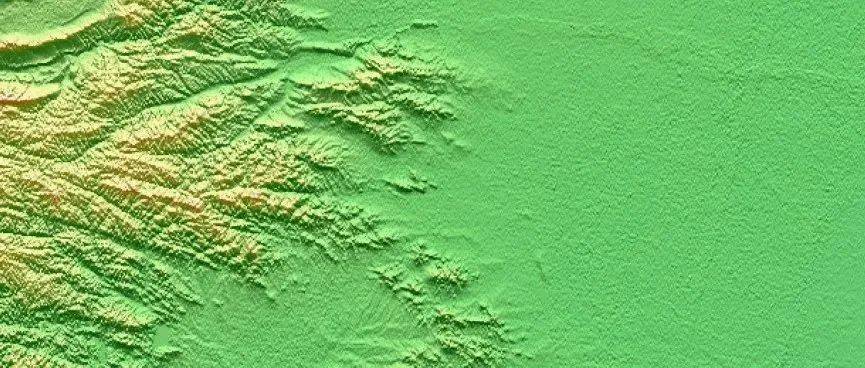 如何用Python绘制炫酷的立体地形图_colors_shade_山地