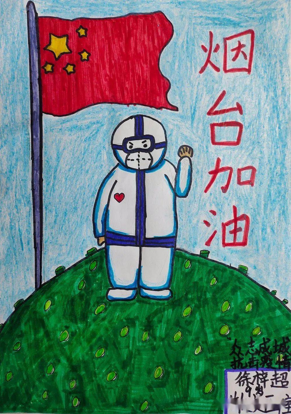 画笔|“艺”起抗疫丨用画笔传递抗疫力量——少儿绘画作品（三）