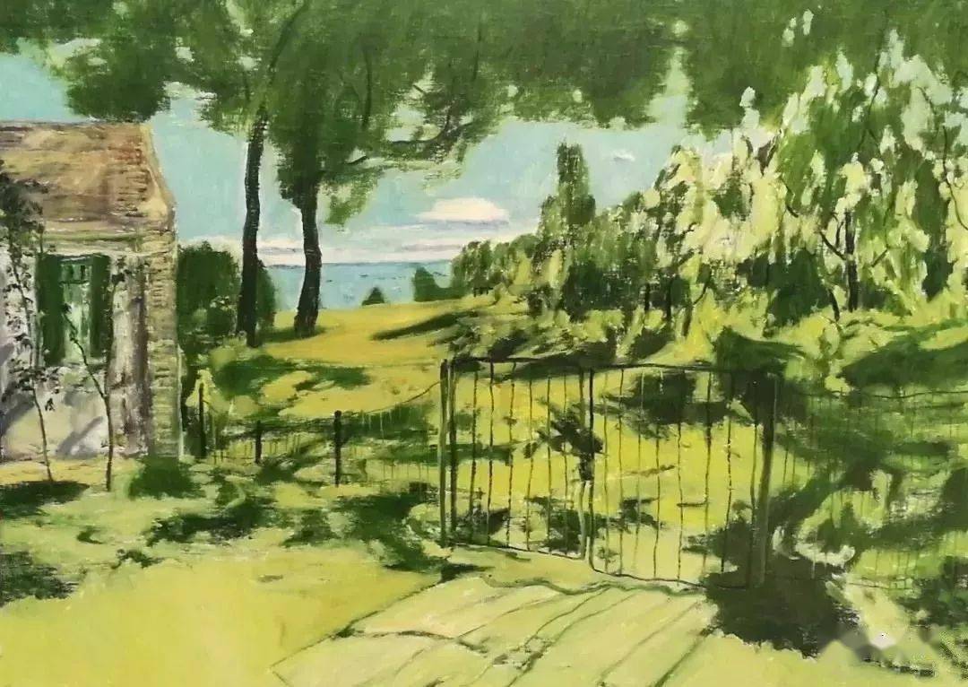 【写生啦】绿色系——当代油画名家风景作品欣赏