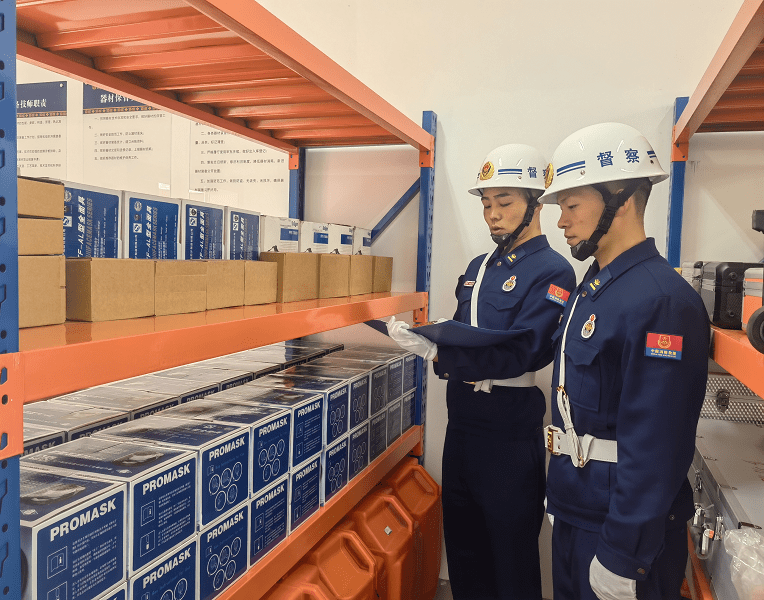 林芝市消防救援支队成立纠察小分队检验条令纲要学习月成果