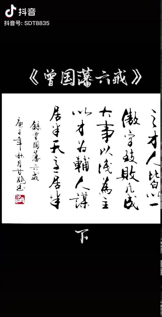 凡成大事人謀居半天意居半書法藝術毛筆字穿起新衣搖起來抖音文化站