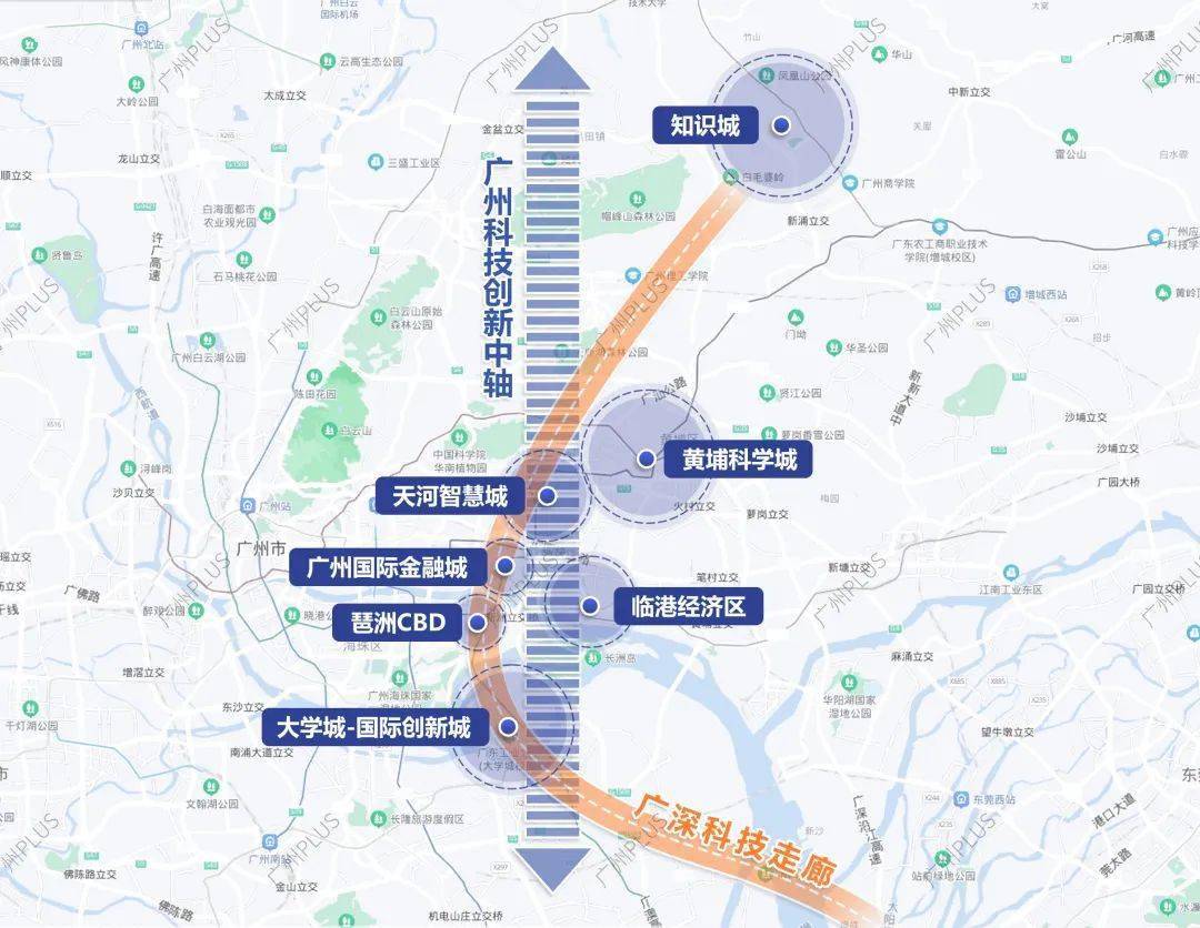 细扒广州中轴三次更迭我们发现了城市格局洗牌的信号