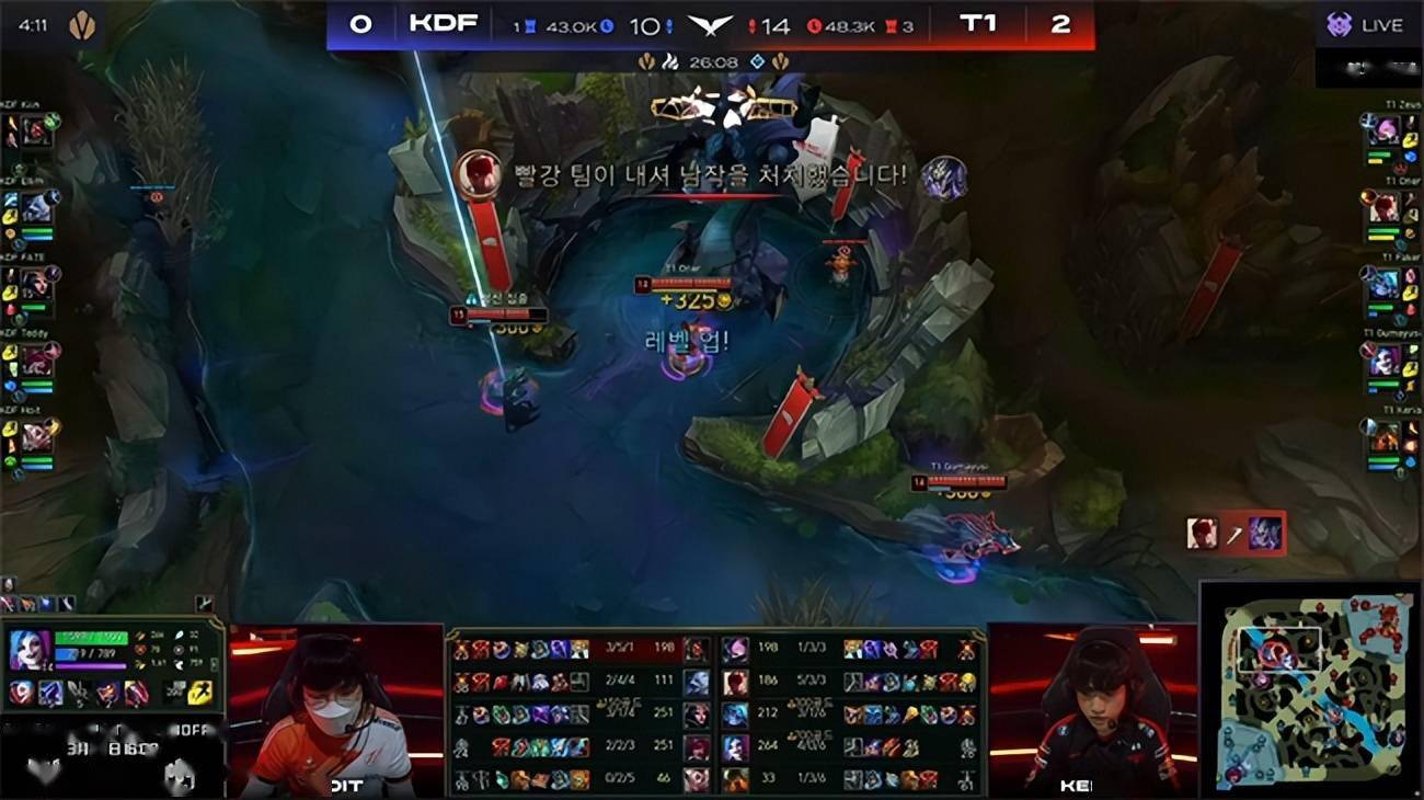 酒桶|LOL-LCK：Faker薇古丝生人勿近惊险反杀，T1 3-0横扫KDF晋级春决