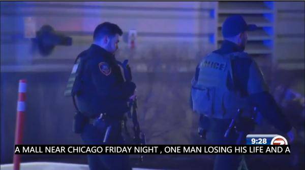 美国芝加哥一购物中心发生枪击案 20岁男子中枪身亡