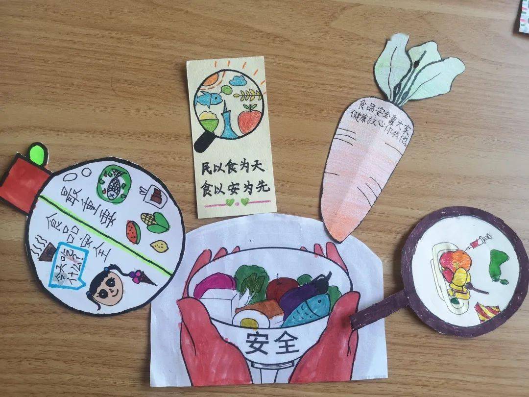 制作了精美的书签,绘制了美丽的画,让安全教育入脑入心,提高防范意识