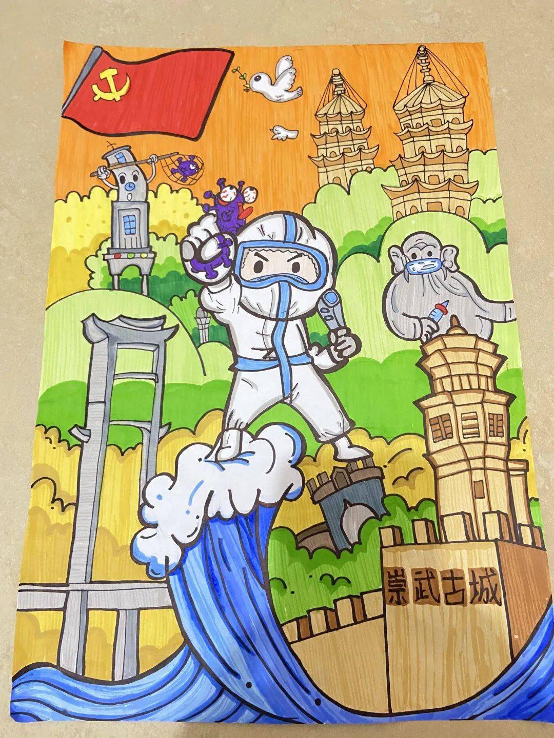 本期,我们为您展示这些"可爱"的作品凝聚文艺力量,助力疫情防控