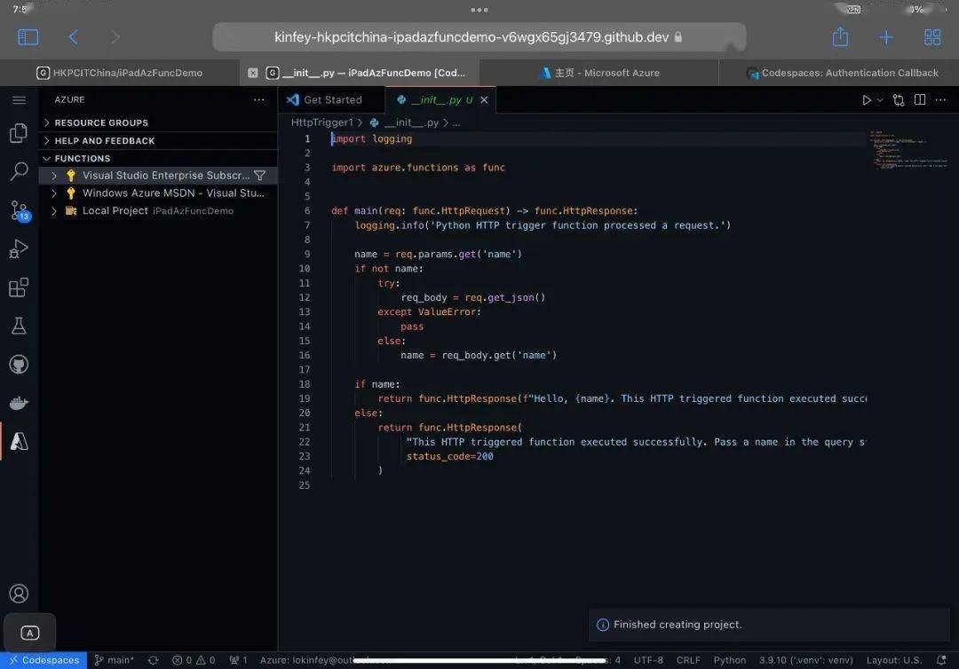 Demo丨GitHub Codespaces，云上开发完整项目