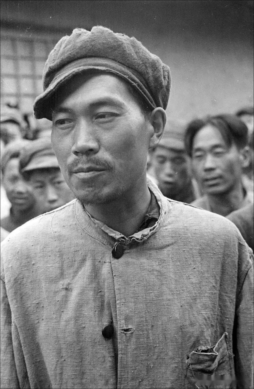 1944年延安人物老照片 民国朴实的西北人面孔