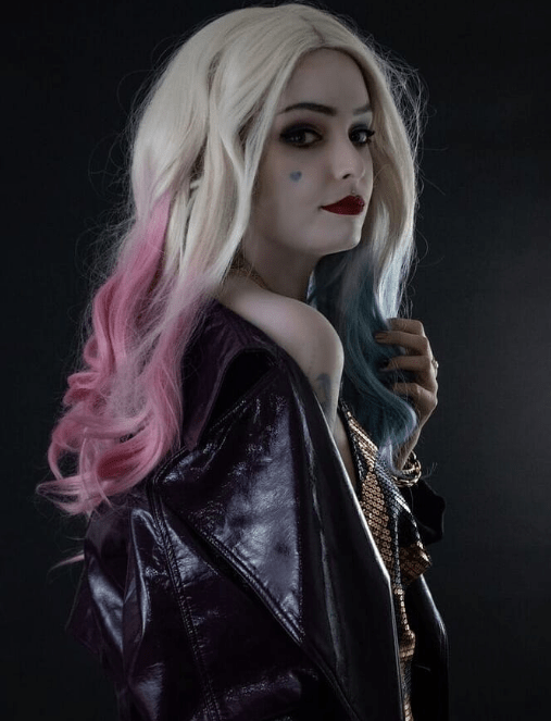 英国正妹自杀小队小丑女cos性感疯美人神还原