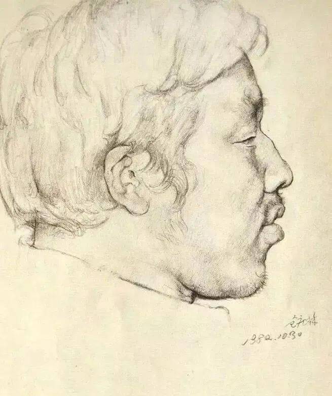 写生中央美院教授朝戈素描