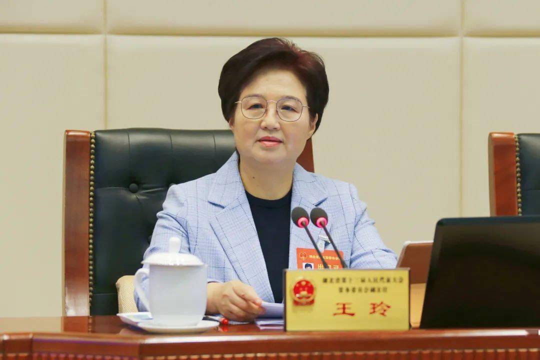 省人大常委会党组书记,常务副主任王玲主持会议并讲话.
