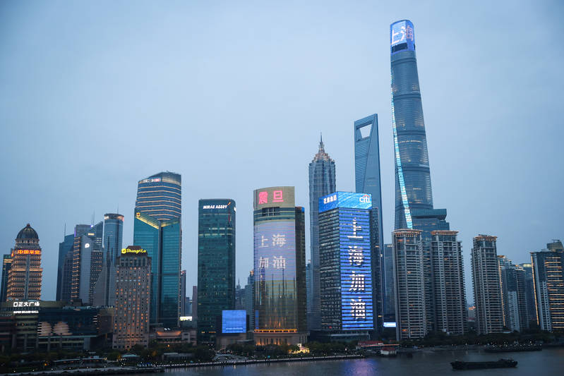 上海陆家嘴建筑群名称图片