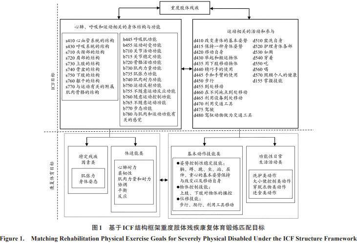 基于icf的重度肢体残疾人居家康复体育锻炼方案理论架构与实证研究