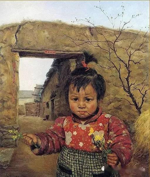 山东女画家姜慧油画