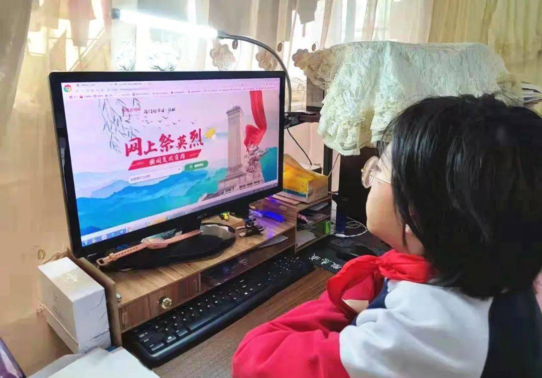 【网络中国节·清明节】铜官区中小学开展"清明祭英烈"主题教育活动