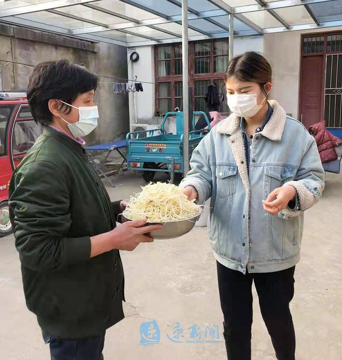 宿迁“豆芽姐”6800斤豆芽免费送乡亲_手机搜狐网